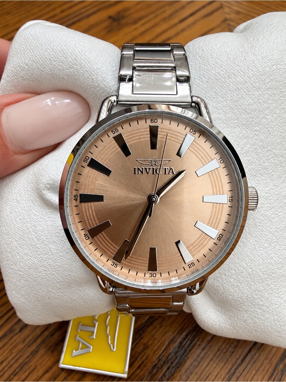 Invicta Wildflower Silver Stainless Steel Watch